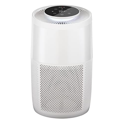 Instant HEPA Quiet Air Purifier From the Makers of Instant Pot with Plasma Ion Technology for Rooms up to 1140ft2, removes 99% of Dust, Smoke, Odors, Pollen & Pet Hair, for Bedrooms, Offices, Pearl