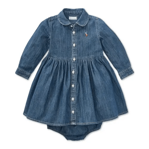Polo Ralph Lauren
Baby Girls Denim Cotton Shirtdress 6 months