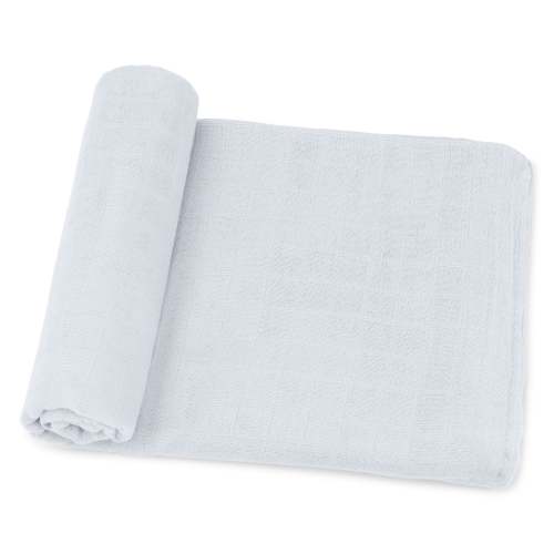 Comfy Cubs Muslin Swaddle Blanket - White