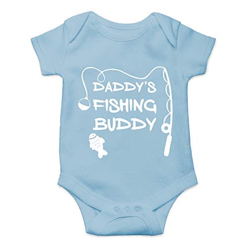 CBTwear Daddy's Fishing Buddy - Baby Clothes - Funny Newborn Bodysuit Outfits for Boys and Girls