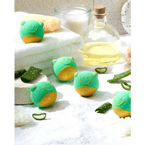 Momcozy Frog-Shaped Natural Bath Bombs Gift Set (14 Pcs)