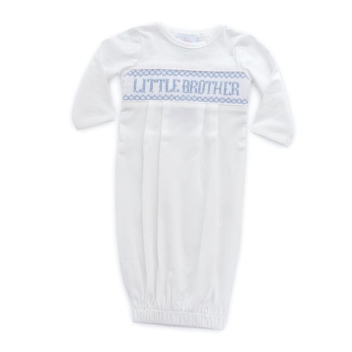Little Brother Smocked Gown