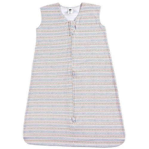 Hudson Baby Infant Boys Cotton Sleeveless Wearable Sleeping Bag, Sack, Blanket, Aztec Stripe, 12-18 Months