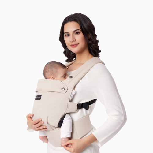 Momcozy Baby Carrier - Ergonomic, Cozy and Lightweight Carrier for 7-45lbs - Khaki