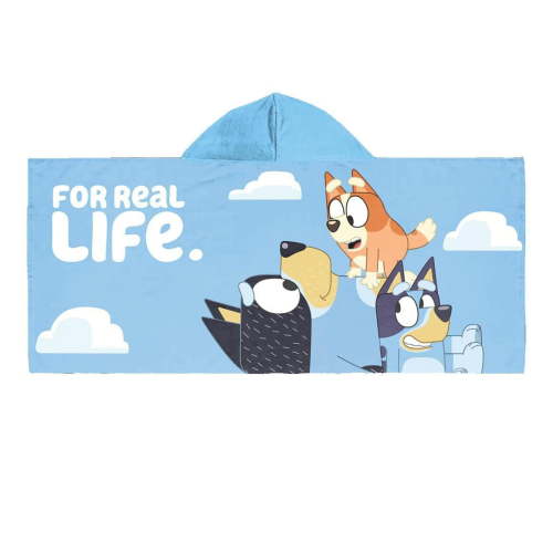 Bluey Kids Hooded Towel, 100% Cotton, Hooded Towel (22'' x 51'') - Walmart.ca