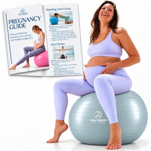 ProBody Pilates Pregnancy Ball with Guide - Birthing Ball