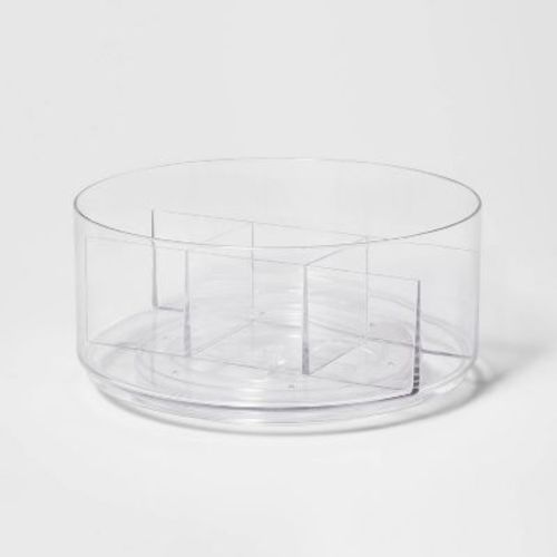 Plastic Spinning Turntable Organizer Clear - Brightroom™