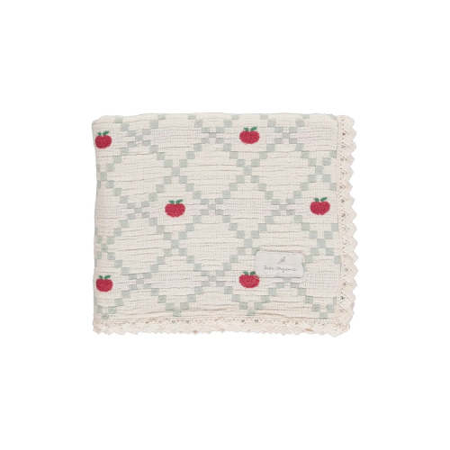 Bebe Organic Apple Patchwork Baby Blanket