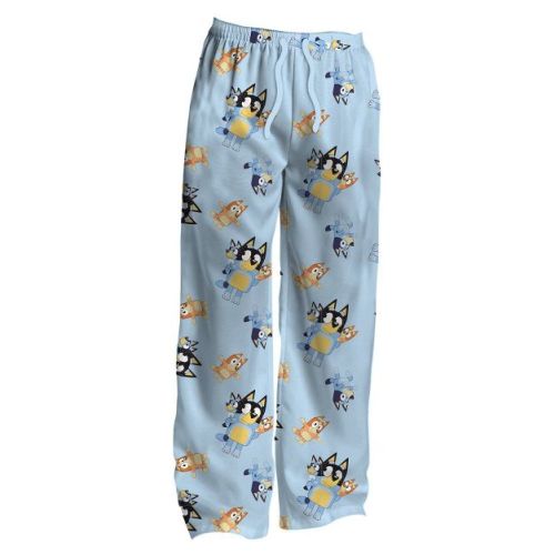 Men's Bluey Knit Pajama Pants - Light Blue M : Target