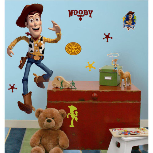 Room Mates Toy Story Woody Giant Wall Decal & Reviews | Wayfair