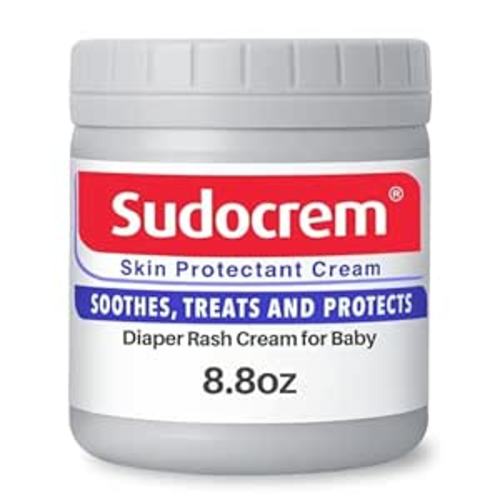 Sudocrem Diaper Rash Cream for Baby's Skin, Triple Action Diaper Rash Paste that Soothes, Treats and Protects, 15.29% Zinc Oxide Cream - 8.8oz (250g)
