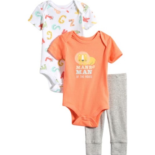 3-Piece Bodysuit & Leggings Set