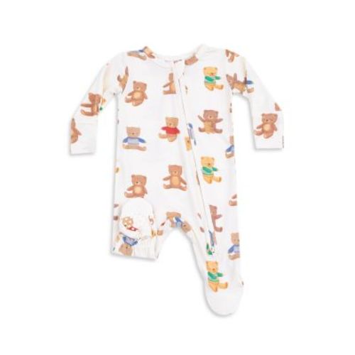 Boys' Teddy Bear Collection 2 Way Zipper Footie - Baby