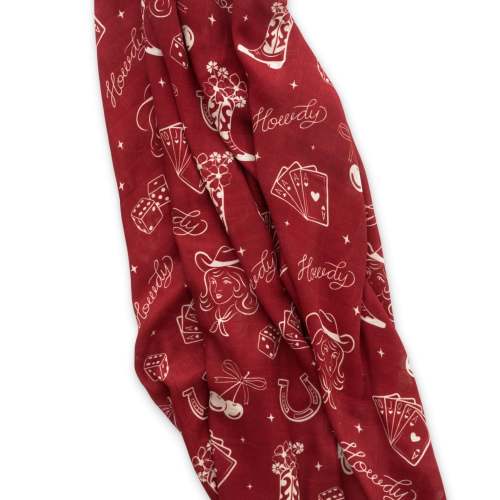 Western Cowgirl Bamboo Muslin Blanket – Soft & Breathable Newborn Blanket by Ellie Sue