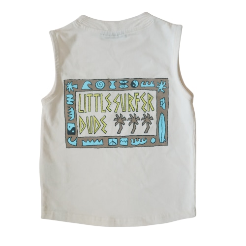 Coconut Drift Little Surfer Dude Logo Tank