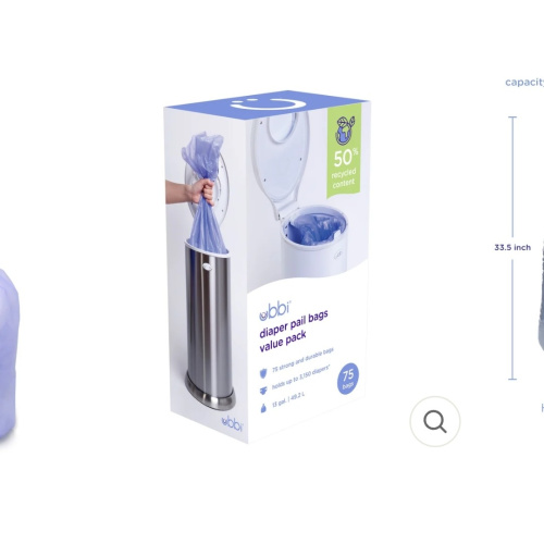 ubbi diaper pail bags value pack