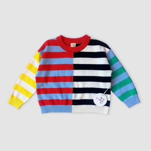 Crayon Stripe Sweater | All Small Co – All Small Co.