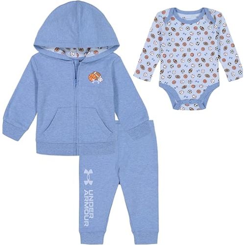 Under Armour baby-boys Long Sleeve Tee Set