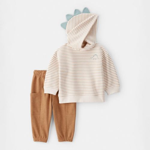 Baby Boy Carter's 2-Piece Dinosaur Hoodie & Pant Set