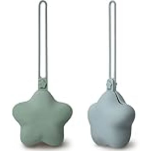 Moonkie Silicone Pacifier Holder Case: Cute Portable Pacifier Case, 2 Pack | BPA-Free, Dishwasher-Safe & Compact Pacifier Storage Case Keeps Pacifiers Clean & Organized for Diaper Bags & Outings