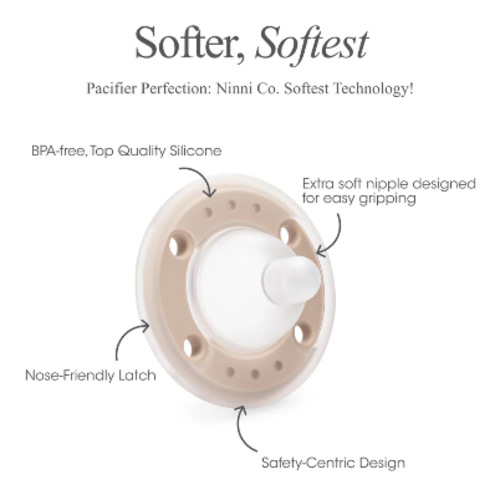 Ninni Pacifier Oatmeal 4 Pack
