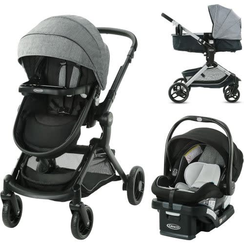 Graco Modes Nest Travel System with SnugRide SnugLock 35 Elite Infant Car Seat - Nico