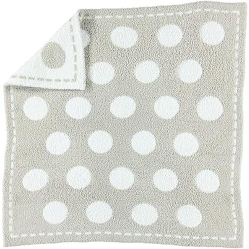 Barefoot Dreams® CozyChic Dream® Receiving Blanket, Stone-White, Circles, One Size