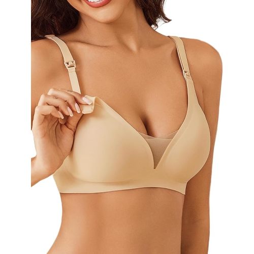 Avidlove Nursing Bras for Breastfeeding Seamless Ultra Comfort Pregnancy Maternity Wireless Bralette