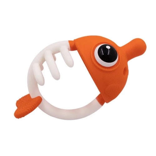 Mombella 3-in-one Clownfish Soothing & Pop Fidget Sensory Teether Toy – mombella