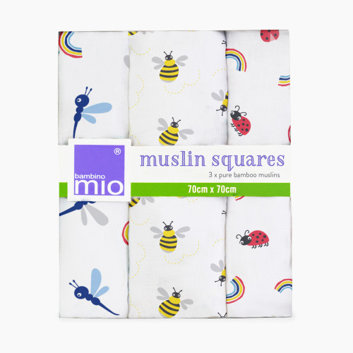 Bambino Mio Muslin Squares - Bug's Life