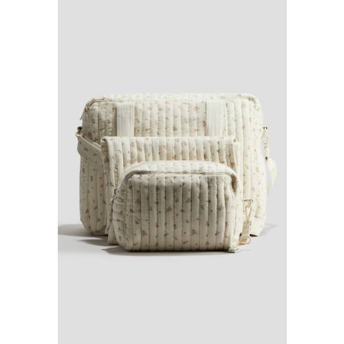 3-piece Padded Diaper Bag Set