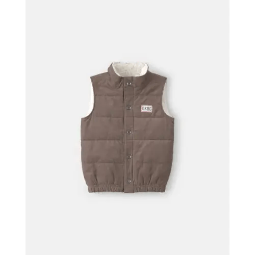 Toddler Boy Quilted Corduroy Vest - Brown - OshKosh B'gosh | Carter's