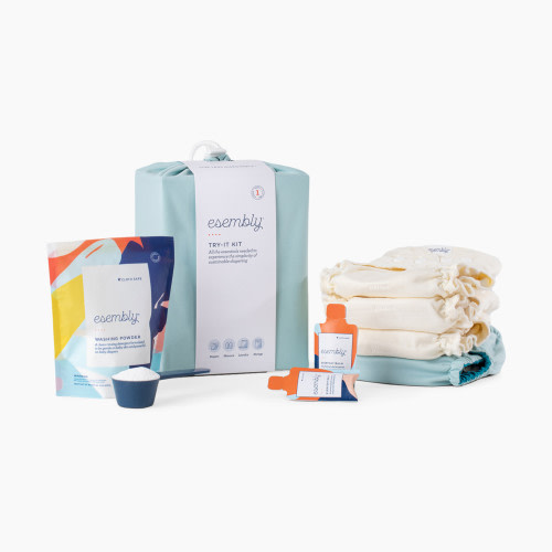 Esembly Cloth Diapering Try-it Kit - Mist, Size 2