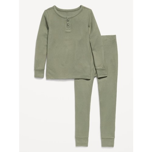 SoftMode Snug-Fit Henley Pajama Set for Toddler & Baby