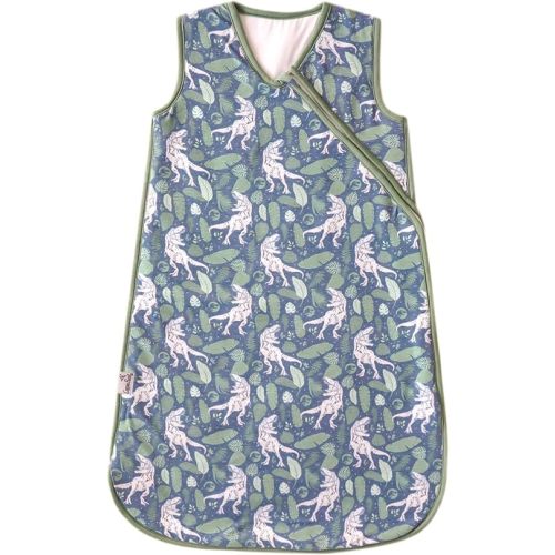 Copper Pearl Sleep Sack: Warm and Cozy Baby Bag in a Variety of Trendy Designs, Safe Alternative to Blankets, Sleeveless Baby Sleep Sack Swaddle Sizes Newborn to 24 Months - Jurassic Park