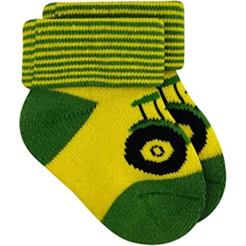 Infant John Deere Tractor Booties (Green / Yellow) - LP64355