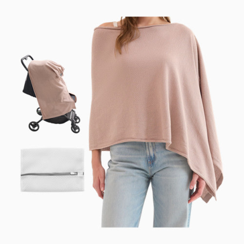 Nursing Cover - Muti-Use Privacy Poncho - Brown
