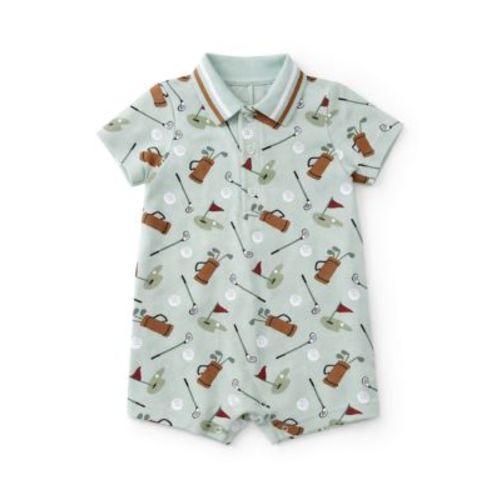 Baby Boys Golf Print Romper