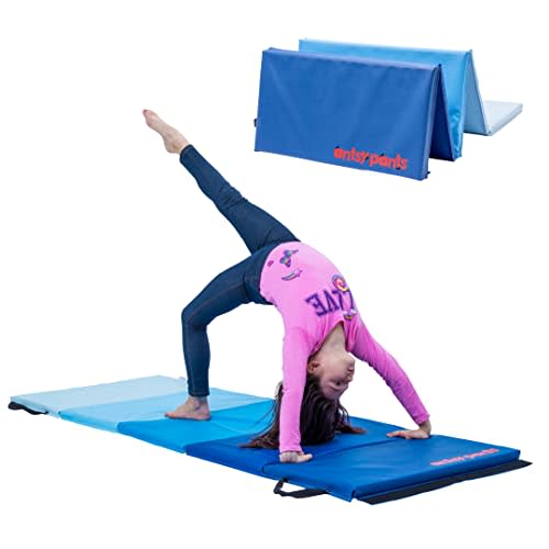 Antsy Pants Tumbling Mat for Kids – Gymnastics Mat, Easy to Clean, Sturdy, Foldable Tumbling Mats, Padded, Lightweight, Portable, Gymnastics Equipment for Active Play