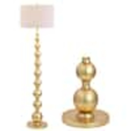 JONATHAN Y Adriana 62.5 in. Gold Metal LED Floor Lamp JYL5048A