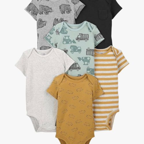 Simple Joys by Carter's Baby-Boys 6-Pack Short-Sleeve Bodysuit