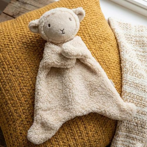 Loveys for Babies,Soft Security Blanket for Boys or Girls, Lamb Lovey Comforter Toy, Stuffed Animal Lovey Blanket, Baby Shower/Nursery Gift