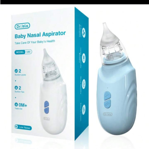 Electric Nasal Aspirator With Strong Suction Power, Suitable For Infants, Newborns And Toddlers, Portable Baby Nasal Aspirator (Type-C Charging Port)