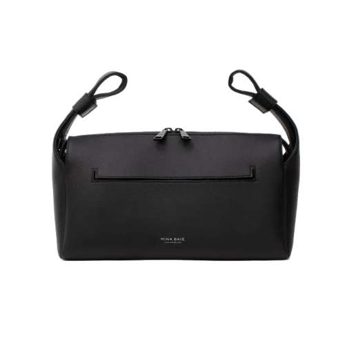 Mina Baie Stroller Caddy Vegan, Black