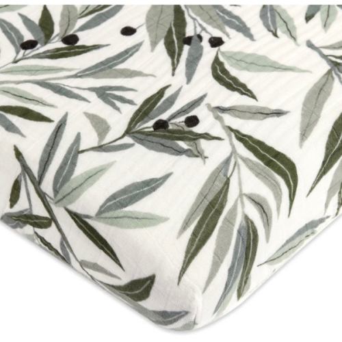 Babyletto Mini Crib Sheet in GOTS Certified Organic Muslin Cotton