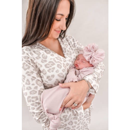 Natural Leopard | Mommy Robe