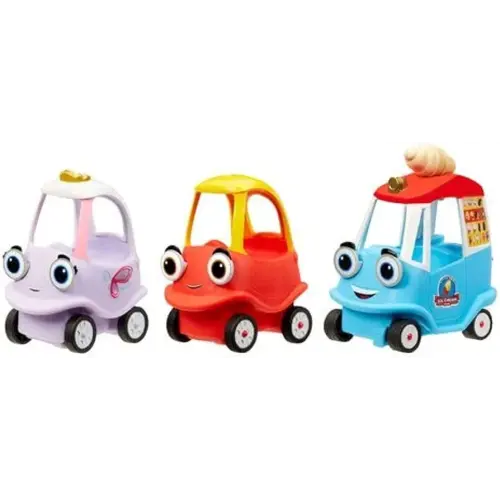 little tikes 661228EUC Let's Go Coupe-Cozy Mini Vehicle-for Tabletop & Floor Push Play Car Fun-Suitable for Toddlers from 3 Years