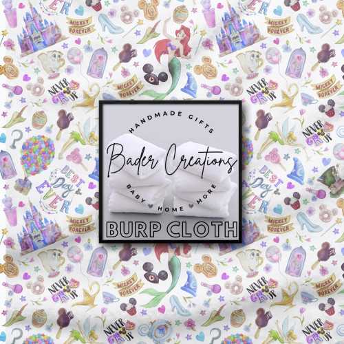 Best Day Ever Burp Cloth Set (2) - Mermaid Princess