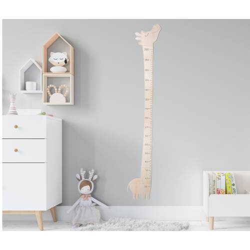 Giraffe Height Chart | Wooden Family growth Chart