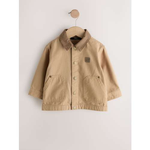 Tan Brown Canvas Overshirt (3mths-7yrs)